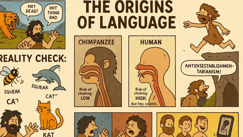 The Evolution of Language I: From Grunts to Grammar